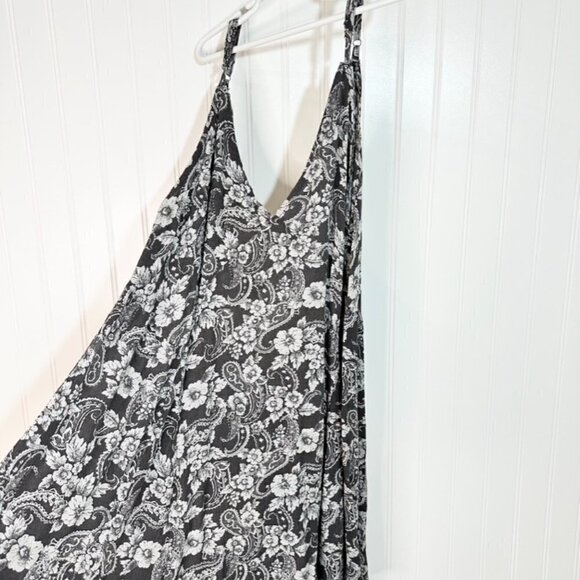 Fourteen and 9th Junior Floral Sundress Black and White Sz S - Picture 5 of 7